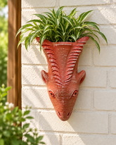 Stag Terracotta Wall Planter