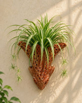 Four-Antler Stag Terracotta Wall Planter