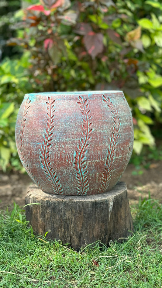 FLOWER KADDU POT FOR HOME GARDEN AND BALCONY DECOR