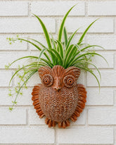 Owl Terracotta Wall Planter