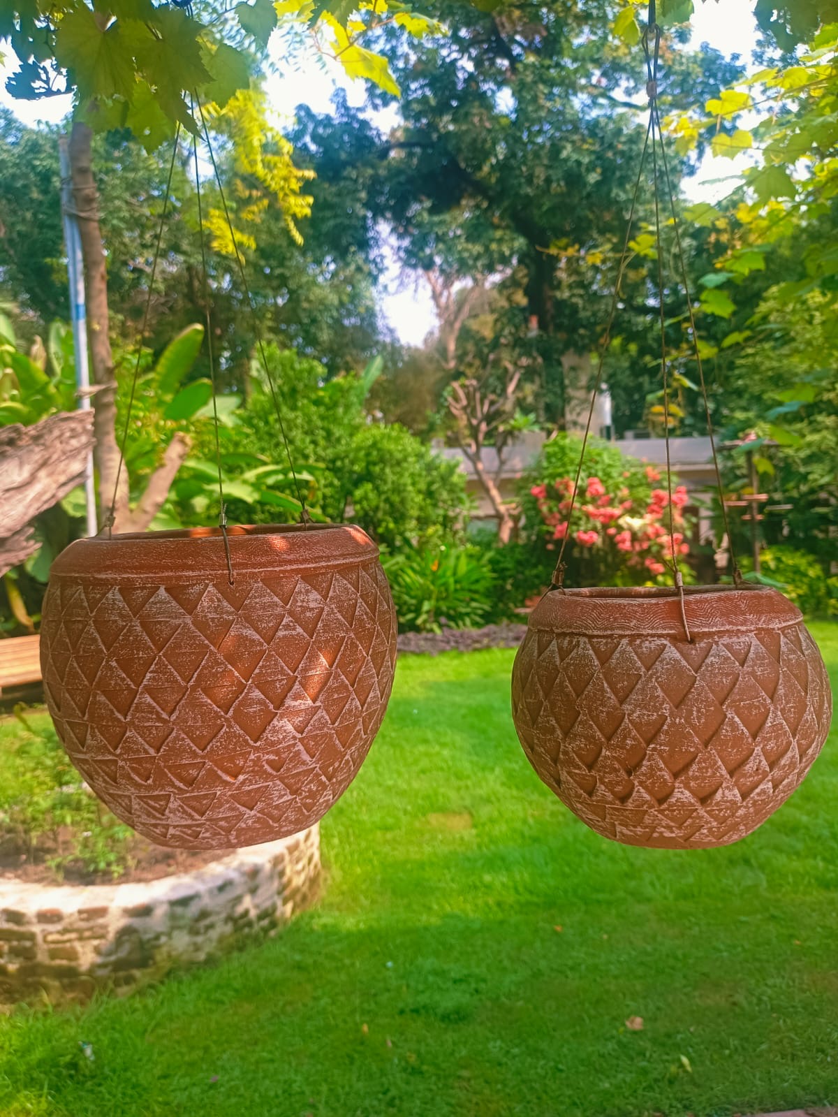 goodsmith shope pineapple planter Terracotta hanging pineapple planter pot for home garden balcony decor