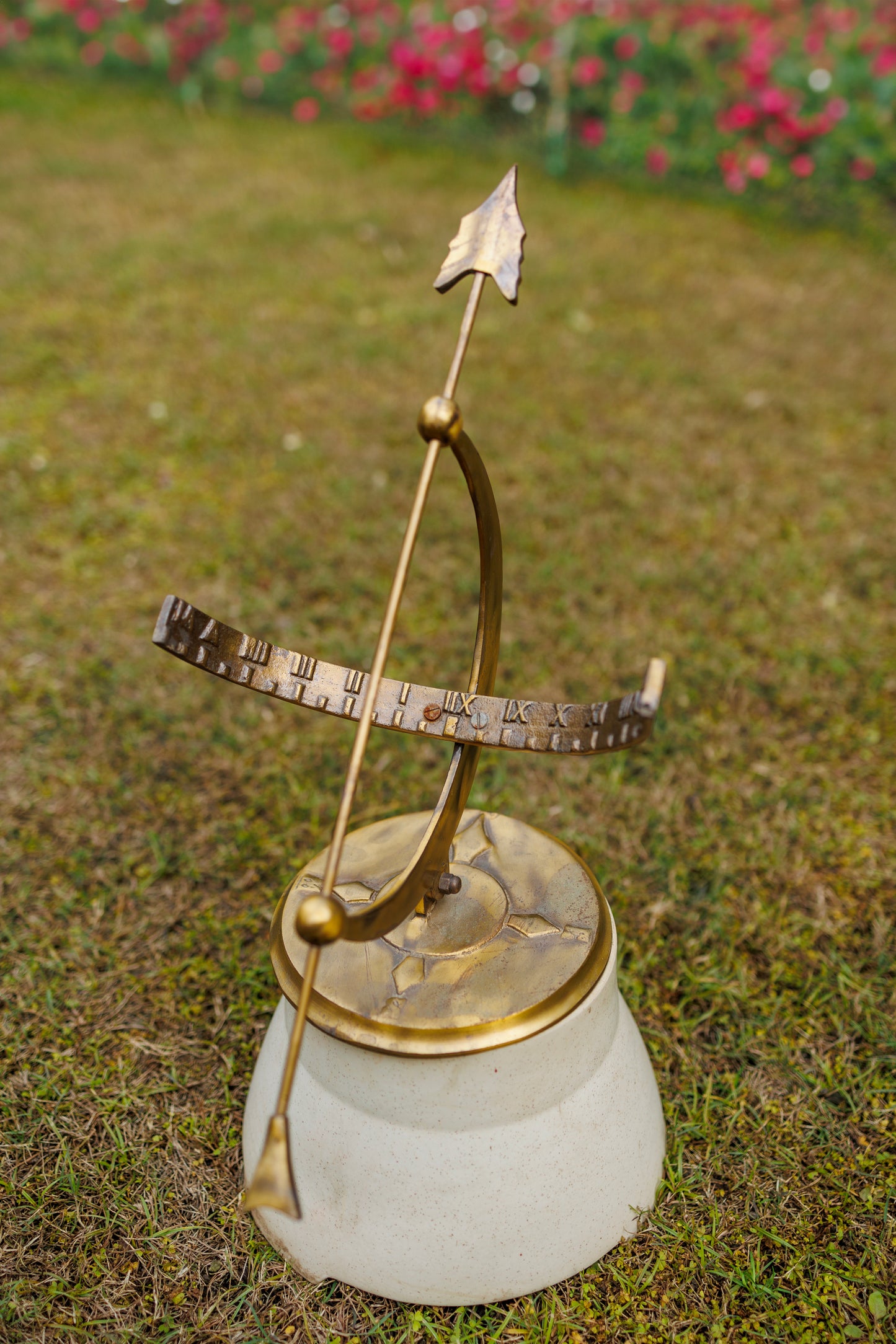 BRASS EQUATORIAL SUNDIAL