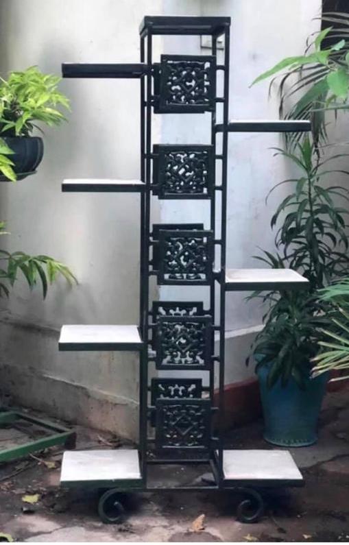 VERTICAL STAND WITH SHELVES