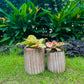 Terracotta lined cylinders