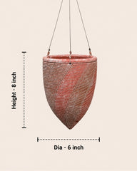 Cone Terracotta Hanging Planter