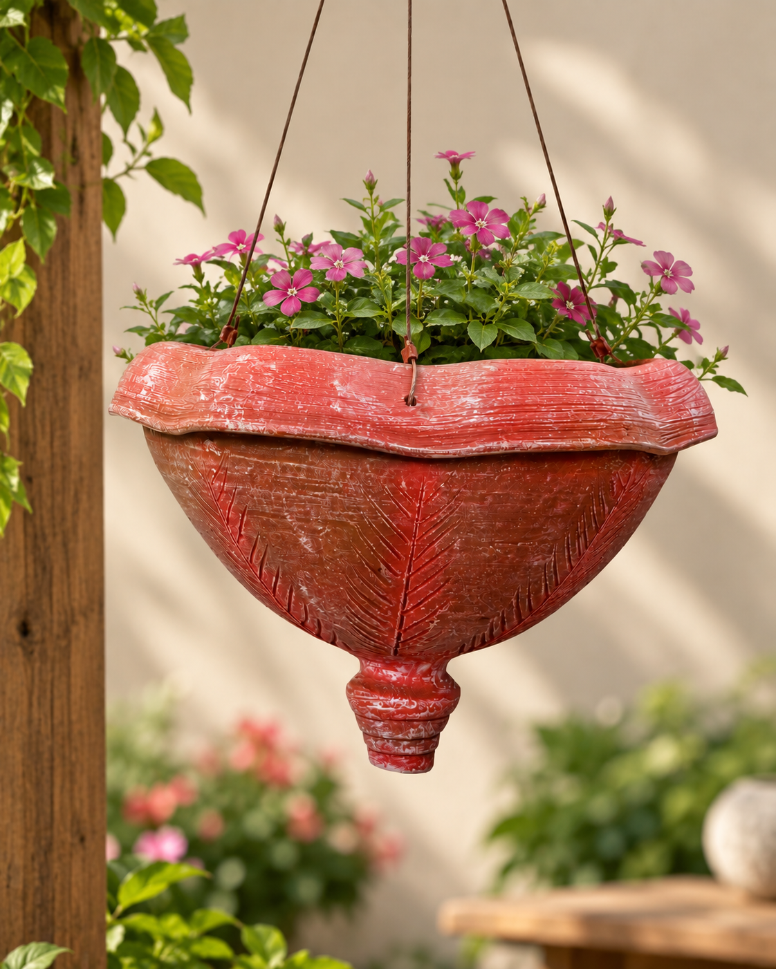 Topi Terracotta Bhurji Hanging Planter