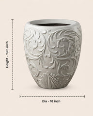 Floral Leaf Fibre Planter