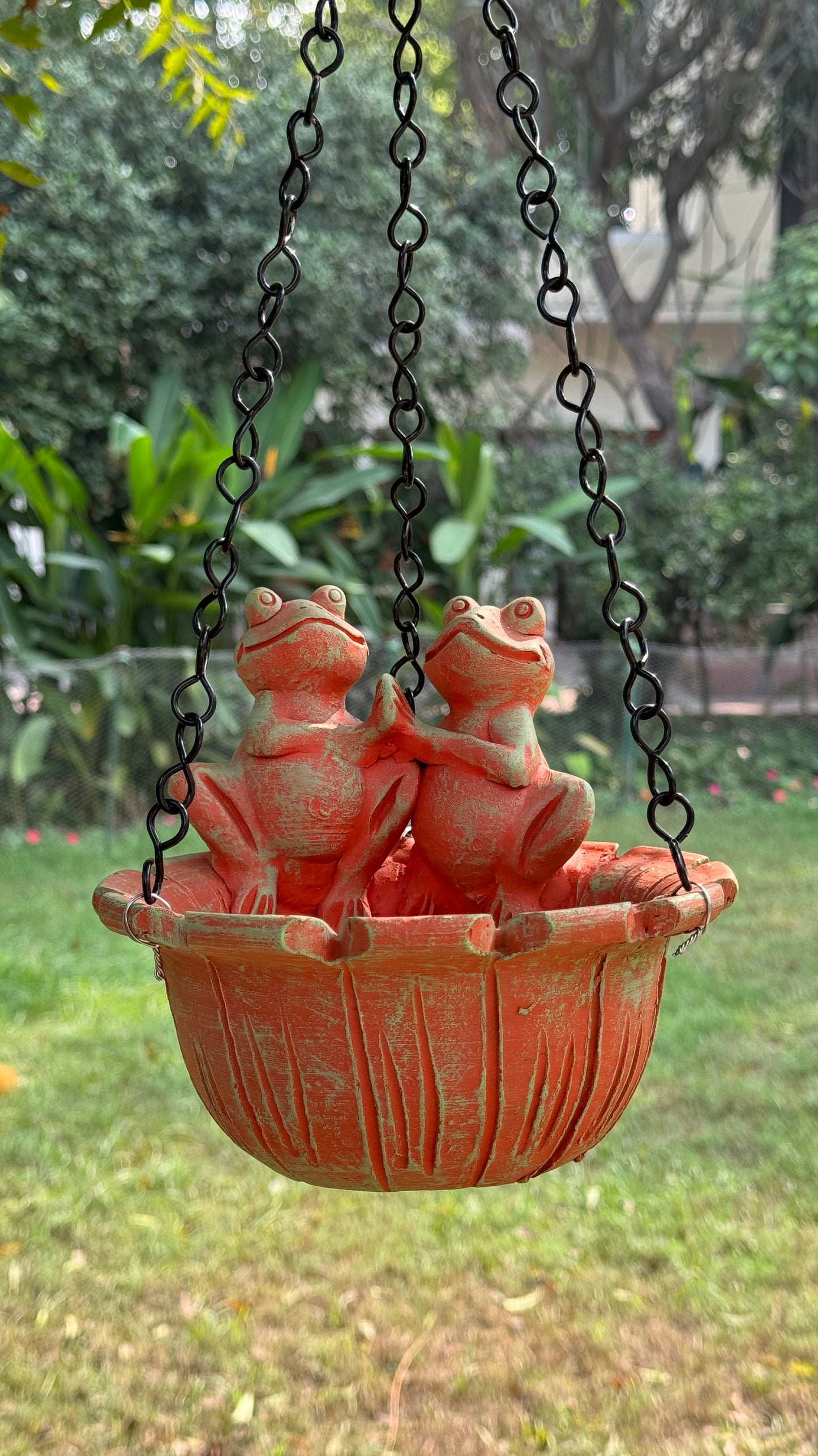 BIRD BATH OR BIRD FEEDER IN TERRACOTTA FOR HOME GARDEN BALCONY DECOR