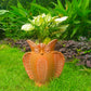 Terracotta owl with open wings