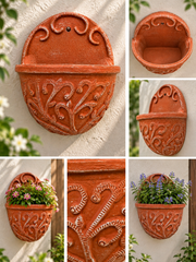 Phool Patti Terracotta Wall Planter