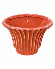 Fluted Terracotta Wall Planter