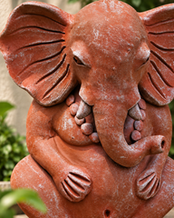 Terracotta Ganesha Garden Decor