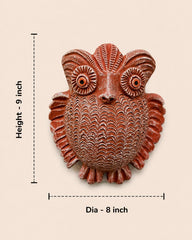 Owl Terracotta Wall Planter