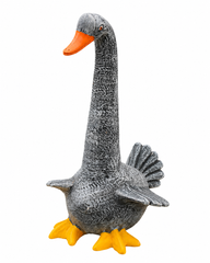 Open-Wing Terracotta Duck