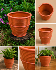 Lined Terracotta Planter