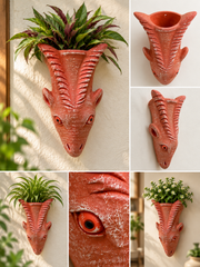 Stag Terracotta Wall Planter