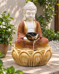 Serene Buddha Cascade Waterfall