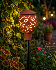 Dragonfly Terracotta Garden Torch