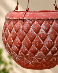Pineapple Terracotta Hanging Planter (Small)