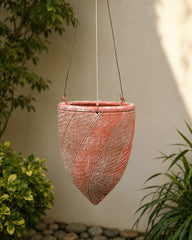 Cone Terracotta Hanging Planter