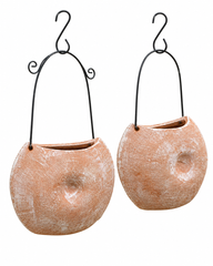 Shell Terracotta Hanging Planter