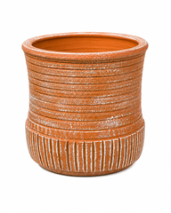Decorative Ribbed Planter