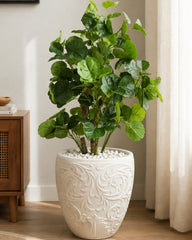 Floral Leaf Fibre Planter