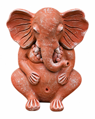 Terracotta Ganesha Garden Decor