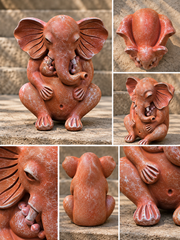 Terracotta Ganesha Garden Decor
