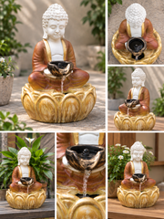 Serene Buddha Cascade Waterfall