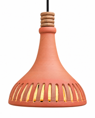 Wide Funnel Terracotta Garden Lantern
