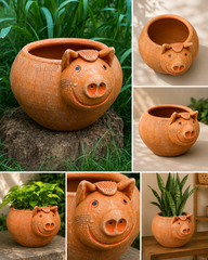 Pig Terracotta Planter