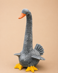 Open-Wing Terracotta Duck