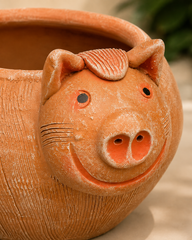Pig Terracotta Planter