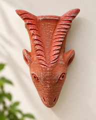 Stag Terracotta Wall Planter