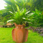 Terracotta owl with open wings
