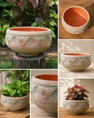Jalebi Terracotta Planter