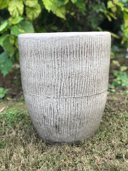 Ceramic Planter Earthy Glazed Pot for Home Garden Balcony Decor
