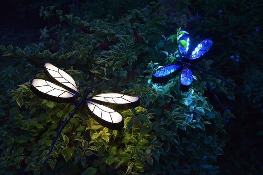 Dragonfly Outdoor Decor Lights LED Garden Stake