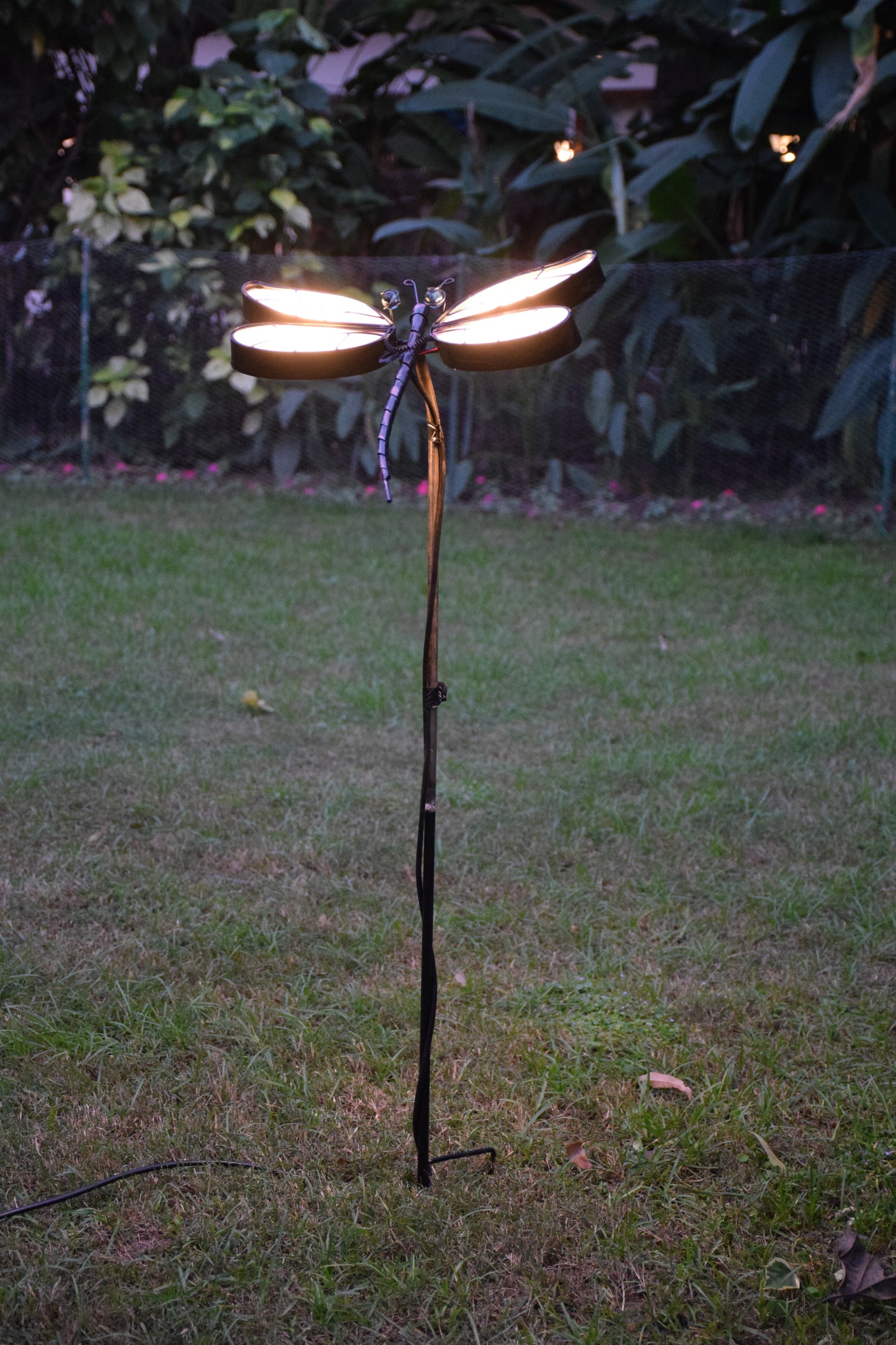 Dragonfly Outdoor Decor Lights LED Garden Stake