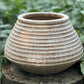 Terracotta ribbed conical planter pot for home garden balcony decor