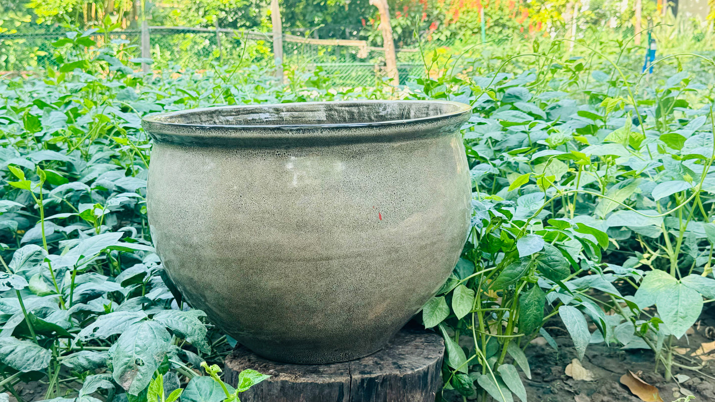 Ceramics glazed planter pot for home garden balcony decor