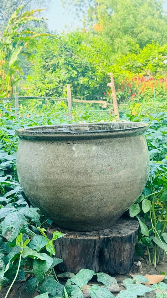 Ceramics glazed planter pot for home garden balcony decor