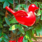 Hanging bird ceramic pot for home garden balcony decor
