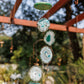 Agate chime suncatcher mobile for home garden and balcony decor