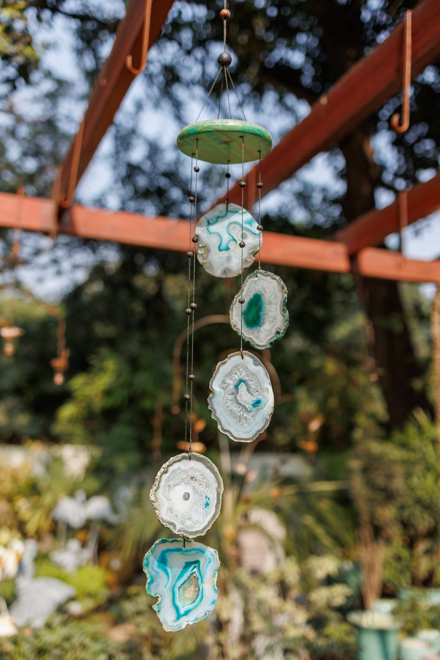 AGATE WIND CHIMES-SUN CATCHER FOR GARDEN HOME DECOR