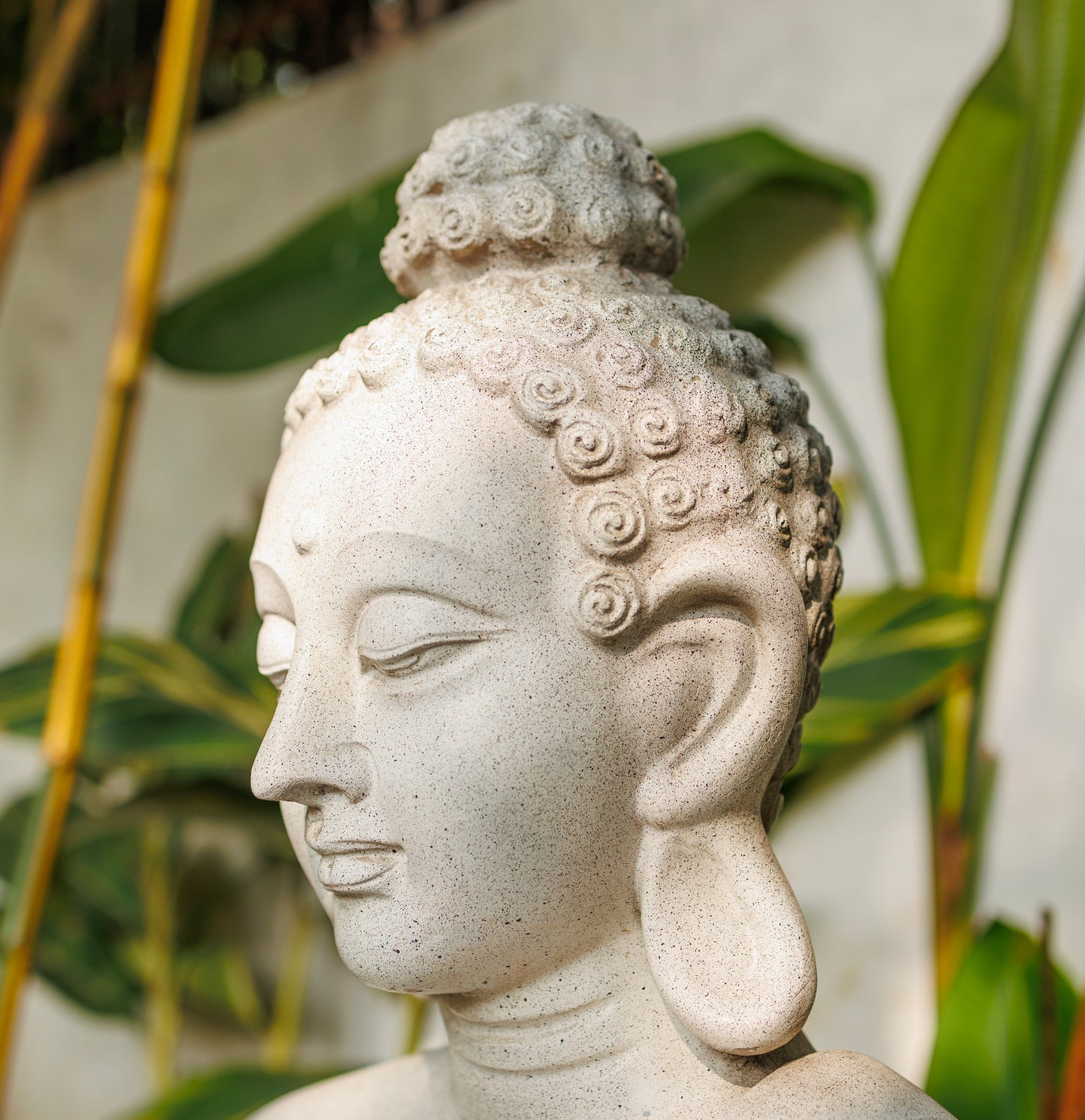 Meditative Buddha Garden Statue in Resin Indoor or Outdoor FOR HOME GARDEN BALCONY patio DECOR