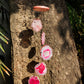 Agate chime sun catcher mobile for home garden balcony decor