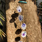Agate chime sun catcher mobile for home garden balcony decor