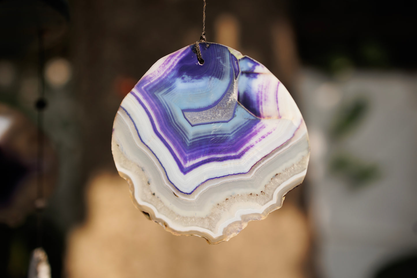 AGATE WIND CHIME- SUN CATCHER MOBILE FOR HOME GARDEN BALCONY DECOR